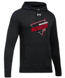 Youth Under Armour "Warriors" Graphic Black Performance Hoodie