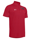 Under Armour Red Short Sleeve Men's Locker 1/4 Zip - Sale!