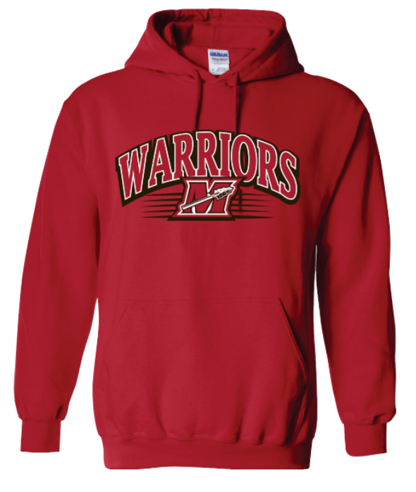 Warriors M Stripe Red Men s Hoodie Sale