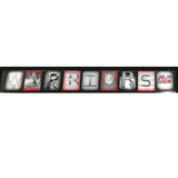 Photographic Letter "Warrior" Plaque