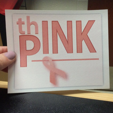 $1 Think pink donation