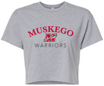 Ladies Gray Crop Top