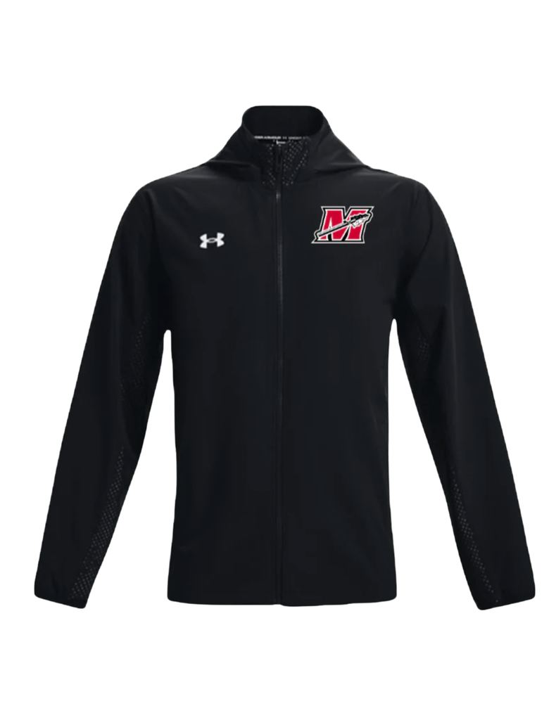 Men's Under Armour Black Squad 3.0 Full-Zip Warmup – MHS Warrior's Men's Under Armour Black Squad 3.0 Full-Zip Warmup – MHS Warrior's