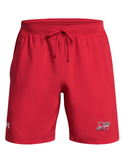 Under Armour Men's Launch Red Shorts