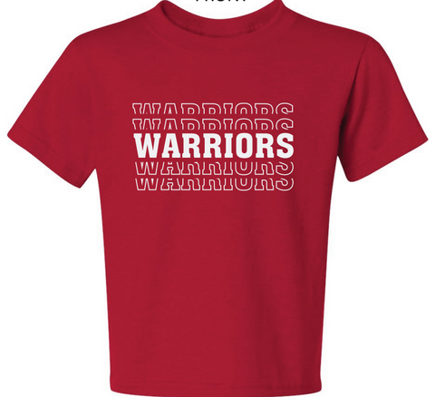 Youth Short Sleeve Red "Repeat" T-Shirt