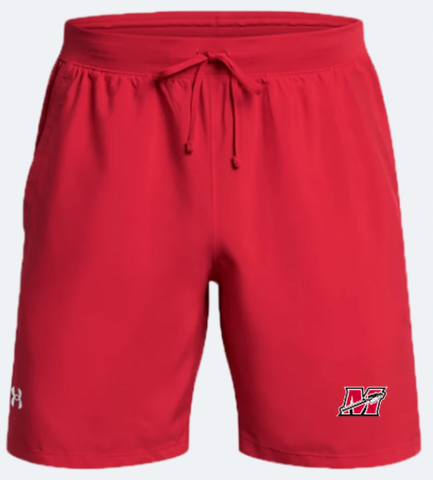 Under Armour Men's Launch Red Shorts