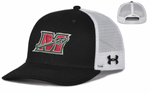 Under Armour Black & White Embroidered Trucker Cap