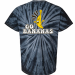 Black Tie Dye "Go Bananas" T-Shirt