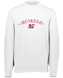 Muskego White Fleece Crewneck Sweatshirt