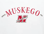 Muskego White Fleece Crewneck Sweatshirt