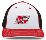 Tri-Color Trucker Fitted Baseball Cap