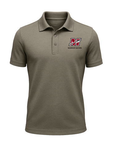 Men's Warrior Nation Gray Polo Shirt - Sale!