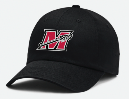 UA Black Embroidered Adjustable Baseball Cap