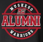 Alumni Black Muskego Warrior Men's Hoodie