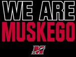 Youth Black Under Armour Locker "We Are Muskego" S/S Performance Shirt