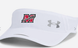 UA "Warriors" Embroidered  White Visor